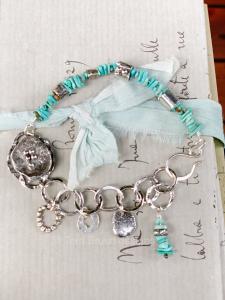 Turquoise and Sterling Bracelet