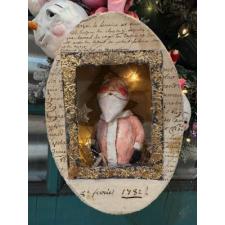 Gilded Santa Shrine Box