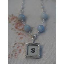 Handmade Letter S necklace